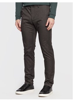 Sisley Spodnie materiałowe 4A8YSF01N Szary Slim Fit ze sklepu MODIVO w kategorii Spodnie męskie - zdjęcie 168688178
