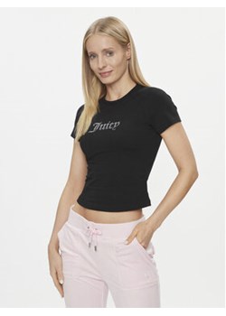 Juicy Couture T-Shirt Shrunken Diamante JCMCT223257 Czarny Slim Fit ze sklepu MODIVO w kategorii Bluzki damskie - zdjęcie 168688327