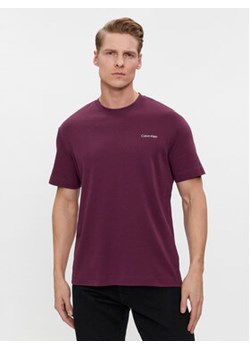 Calvin Klein T-Shirt Micro Logo K10K109894 Fioletowy Regular Fit ze sklepu MODIVO w kategorii T-shirty męskie - zdjęcie 168688635