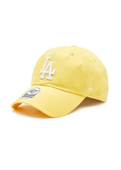 47 Brand Czapka z daszkiem MLB Los Angeles Dodgers '47 CLEAN UP B-RGW12GWSNL-MZB Żółty ze sklepu MODIVO w kategorii Czapki z daszkiem męskie - zdjęcie 168689277