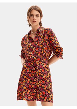 Desigual Sukienka koszulowa Yesh 24SWVW29 Pomarańczowy Regular Fit ze sklepu MODIVO w kategorii Sukienki - zdjęcie 168689417