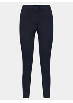 Sisley Chinosy 4BYW55AH6 Granatowy Regular Fit ze sklepu MODIVO w kategorii Spodnie damskie - zdjęcie 168689616