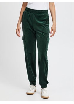 b.young Spodnie dresowe 20813937 Zielony Regular Fit ze sklepu MODIVO w kategorii Spodnie damskie - zdjęcie 168689815