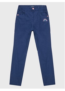 Blue Seven Spodnie materiałowe 787025 Granatowy Regular Fit ze sklepu MODIVO w kategorii Spodnie dziewczęce - zdjęcie 168689907