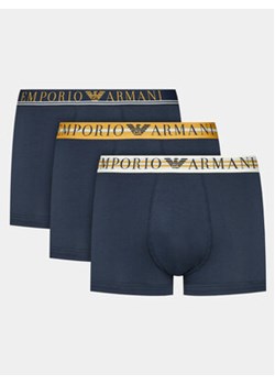 Emporio Armani Underwear Komplet 3 par bokserek 111357 3F723 70435 Granatowy ze sklepu MODIVO w kategorii Majtki męskie - zdjęcie 168689997