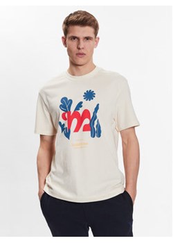 Outhorn T-Shirt TTSHM461 Écru Regular Fit ze sklepu MODIVO w kategorii T-shirty męskie - zdjęcie 168690106