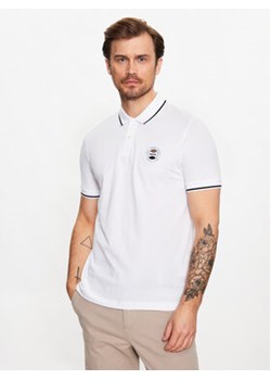 Boss Polo Phillipson 110 50486202 Biały Slim Fit ze sklepu MODIVO w kategorii T-shirty męskie - zdjęcie 168690175