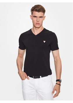 Guess T-Shirt M2YI32 J1314 Czarny Slim Fit ze sklepu MODIVO w kategorii T-shirty męskie - zdjęcie 168690365