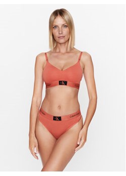 Calvin Klein Underwear Stringi 000QF7221E Pomarańczowy ze sklepu MODIVO w kategorii Majtki damskie - zdjęcie 168690419