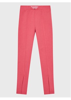 Tommy Hilfiger Legginsy Graphic KG0KG07062 D Różowy Slim Fit ze sklepu MODIVO w kategorii Spodnie dziewczęce - zdjęcie 168690459
