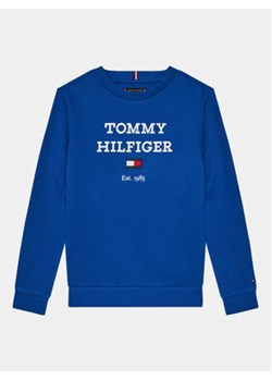 Tommy Hilfiger Bluza Logo KB0KB08713 D Niebieski Regular Fit ze sklepu MODIVO w kategorii Bluzy chłopięce - zdjęcie 168690646