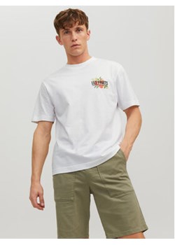 Jack&Jones T-Shirt Flores 12228776 Biały Loose Fit ze sklepu MODIVO w kategorii T-shirty męskie - zdjęcie 168690767