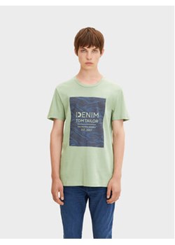 Tom Tailor Denim T-Shirt 1033036 Zielony Regular Fit ze sklepu MODIVO w kategorii T-shirty męskie - zdjęcie 168690826