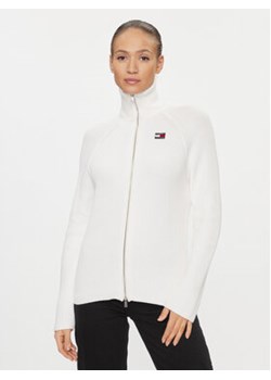 Tommy Jeans Sweter DW0DW16523 Biały Regular Fit ze sklepu MODIVO w kategorii Swetry damskie - zdjęcie 168691139