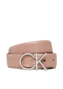 Calvin Klein Pasek Damski Re-Lock Ck Logo Belt 30mm Pbl K60K610413 Różowy ze sklepu MODIVO w kategorii Paski damskie - zdjęcie 168691409