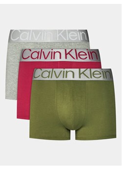 Calvin Klein Komplet 3 par bokserek Trunk 3Pk 000NB3130A Kolorowy ze sklepu MODIVO w kategorii Majtki męskie - zdjęcie 168691497