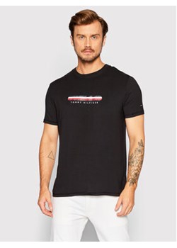 Tommy Hilfiger T-Shirt Cn Ss UM0UM02348 Czarny Regular Fit ze sklepu MODIVO w kategorii T-shirty męskie - zdjęcie 168691549