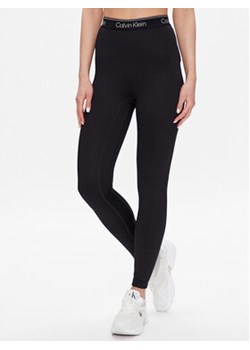Calvin Klein Performance Legginsy 00GWS3L605 Czarny Slim Fit ze sklepu MODIVO w kategorii Spodnie damskie - zdjęcie 168691905