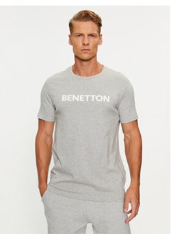 United Colors Of Benetton T-Shirt 3I1XU100A Szary Regular Fit ze sklepu MODIVO w kategorii T-shirty męskie - zdjęcie 168691927