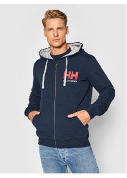 Helly Hansen Bluza Logo 34163 Granatowy Regular Fit ze sklepu MODIVO w kategorii Bluzy męskie - zdjęcie 168691937