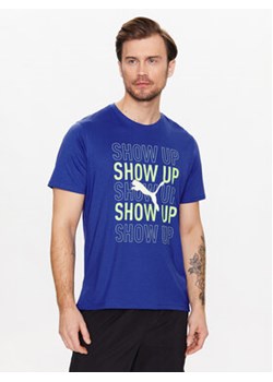 Puma T-Shirt Performance Running 523240 Niebieski Regular Fit ze sklepu MODIVO w kategorii T-shirty męskie - zdjęcie 168692546