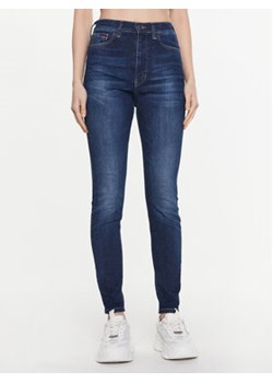 Tommy Jeans Jeansy Sylvia DW0DW15488 Granatowy Skinny Fit ze sklepu MODIVO w kategorii Jeansy damskie - zdjęcie 168692829