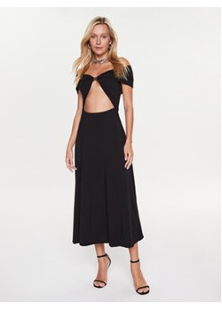 ROTATE Sukienka koktajlowa 100005100 Czarny Slim Fit ze sklepu MODIVO w kategorii Sukienki - zdjęcie 168693025