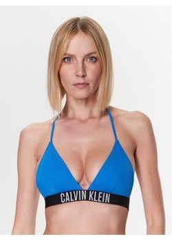 Calvin Klein Swimwear Góra od bikini KW0KW01963 Niebieski ze sklepu MODIVO w kategorii Stroje kąpielowe - zdjęcie 168693677