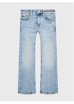 Calvin Klein Jeans Jeansy IG0IG01888 Niebieski Flared Fit ze sklepu MODIVO w kategorii Spodnie dziewczęce - zdjęcie 168693899