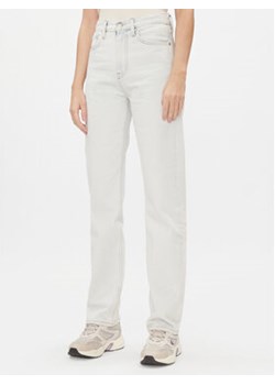 Calvin Klein Jeans Jeansy J20J222139 Niebieski Straight Fit ze sklepu MODIVO w kategorii Jeansy damskie - zdjęcie 168694277