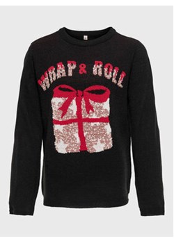 Kids ONLY Sweter Xmas Wrap 15273642 Granatowy Regular Fit ze sklepu MODIVO w kategorii Swetry dziewczęce - zdjęcie 168695127