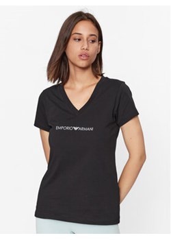 Emporio Armani Underwear T-Shirt 164722 3F227 00020 Czarny Regular Fit ze sklepu MODIVO w kategorii Bluzki damskie - zdjęcie 168695209
