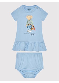 Polo Ralph Lauren Sukienka codzienna 310875409002 Niebieski Regular Fit ze sklepu MODIVO w kategorii Sukienki niemowlęce - zdjęcie 168695947