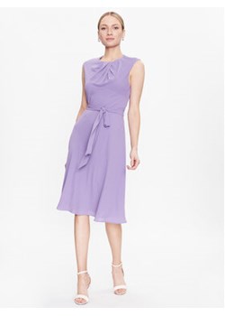 Lauren Ralph Lauren Sukienka koktajlowa 250889253002 Fioletowy Regular Fit ze sklepu MODIVO w kategorii Sukienki - zdjęcie 168696289