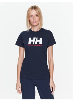 Helly Hansen T-Shirt Logo 34112 Granatowy Regular Fit ze sklepu MODIVO w kategorii Bluzki damskie - zdjęcie 168697235