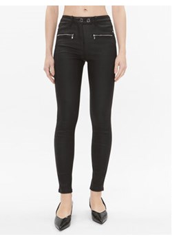 Morgan Spodnie materiałowe 232-PBRADY Czarny Skinny Fit ze sklepu MODIVO w kategorii Spodnie damskie - zdjęcie 168697257