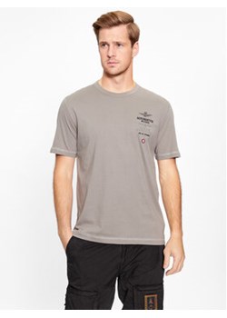 Aeronautica Militare T-Shirt 232TS2135J597 Zielony Regular Fit ze sklepu MODIVO w kategorii T-shirty męskie - zdjęcie 168697625