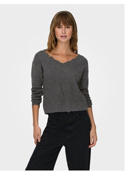 ONLY Sweter 15297168 Szary Regular Fit ze sklepu MODIVO w kategorii Swetry damskie - zdjęcie 168697676