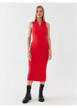 Hugo Sukienka codzienna Nerie 50482713 Czerwony Slim Fit ze sklepu MODIVO w kategorii Sukienki - zdjęcie 168698136