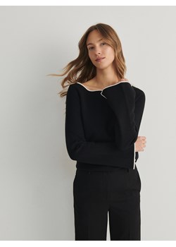 Reserved - Sweter oversize - czarny ze sklepu Reserved w kategorii Swetry damskie - zdjęcie 168699316