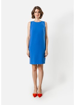 Niebieska prosta sukienka bez rękawów ze sklepu Molton w kategorii Sukienki - zdjęcie 168701298