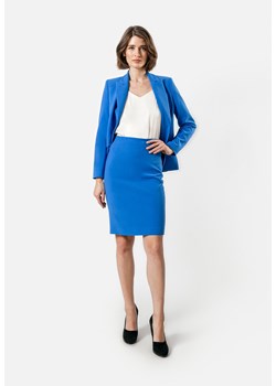 Niebieska ołówkowa spódnica ze sklepu Molton w kategorii Spódnice - zdjęcie 168701305