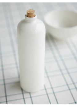 Reserved - Ceramiczna butelka z korkiem - biały ze sklepu Reserved w kategorii Bidony i butelki - zdjęcie 168701405