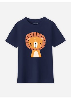 WOOOP Koszulka &quot;Leo&quot; w kolorze granatowym ze sklepu Limango Polska w kategorii T-shirty chłopięce - zdjęcie 168703209
