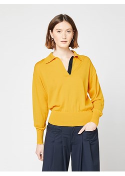 Rodier Wełniany sweter w kolorze żółtym ze sklepu Limango Polska w kategorii Swetry damskie - zdjęcie 168703285