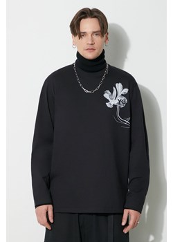 Y-3 longsleeve bawełniany Graphic Long Sleeve Tee kolor czarny z nadrukiem IN4351 ze sklepu PRM w kategorii T-shirty męskie - zdjęcie 168711866