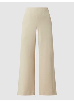 Luźne spodnie z tkaną fakturą model ‘Anais’ ze sklepu Peek&Cloppenburg  w kategorii Spodnie damskie - zdjęcie 168711958
