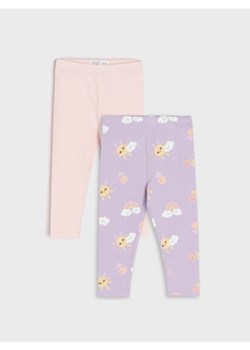 Sinsay - Legginsy 2 pack - fioletowy ze sklepu Sinsay w kategorii Legginsy niemowlęce - zdjęcie 168714429