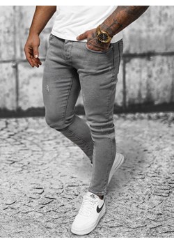 Spodnie jeansowe męskie grafitowe OZONEE E/6901/01 ze sklepu ozonee.pl w kategorii Jeansy męskie - zdjęcie 168714575
