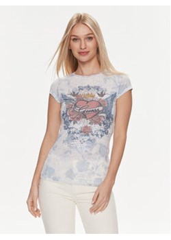 Guess T-Shirt W4RI21 KBYH0 Kolorowy Slim Fit ze sklepu MODIVO w kategorii Bluzki damskie - zdjęcie 168716819